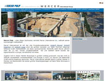 Tablet Screenshot of mercerpulp.com